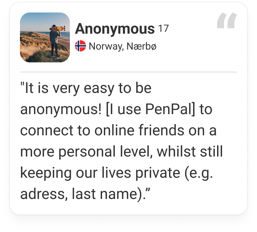 Anonymous quote from the community about safety