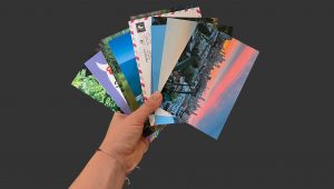 Selection of custom postcards